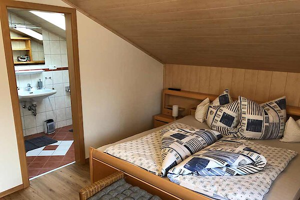 Schlafzimmer - Ferienwohnung im Bayerischen Wald